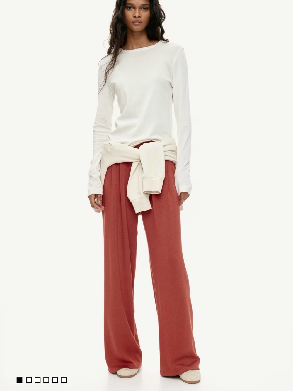 H&M wide leg pull on pants